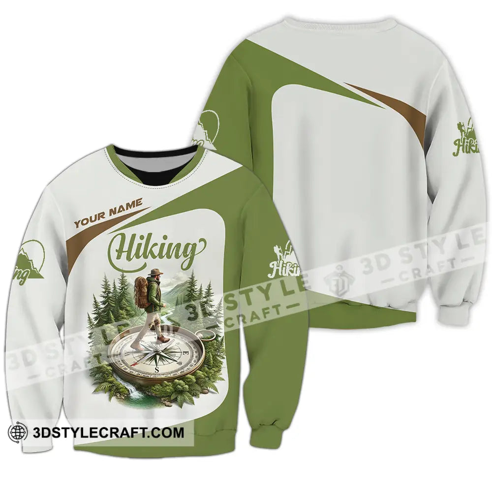 Unisex Shirt - Custom Text Shirt Hiking Shirt Long Sleeve / S T-shirt